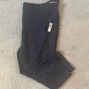 Plus Black Active Leggings
